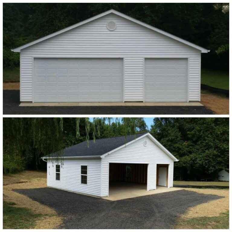 free standing garage